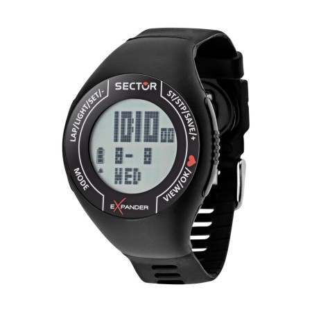 Reloj Hombre Sector CARDIO Negro (Ø 47 mm)