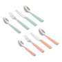 Ensemble de Couverts Wooow Acier inoxydable Plastique (4 pcs)