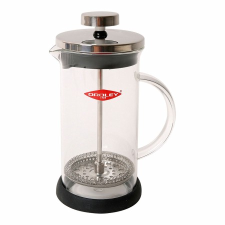 Cafetière à Piston Oroley Spezia 3 Tasses Verre Borosilicaté Acier inoxydable 18/10 350 ml