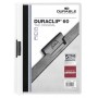 Portadocumentos Durable Duraclip 60 Blanco Transparente A4 25 Piezas