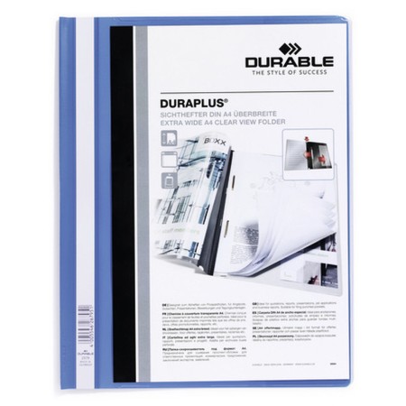 Porte-documents Durable DURAPLUS Bleu Transparent A4 25 Pièces