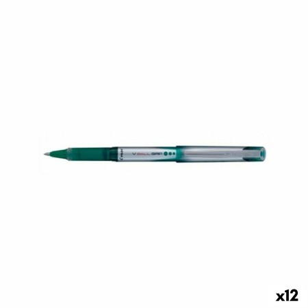 Bolígrafo Roller Pilot V Ball Grip Verde 0,5 mm (12 Unidades)