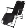 Chaise longue Aktive Noir 153 x 33 x 47 cm