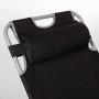 Tumbona Aktive Negro 153 x 33 x 47 cm