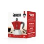 Cafetière Italienne Bialetti Moka Induction Noir Rouge Métal Acier inoxydable Aluminium 150 ml 200 ml 4 Tasses (1 Pièce)