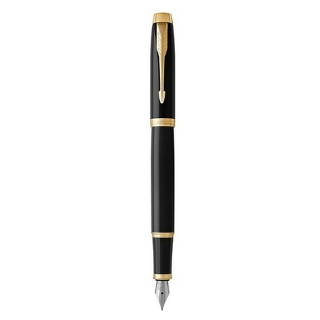 Pluma de Caligrafía Parker IM Negro Dorado