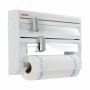 Portarrollo de Papel de Cocina Leifheit 25703 Blanco Gris Blanco/Gris Plástico