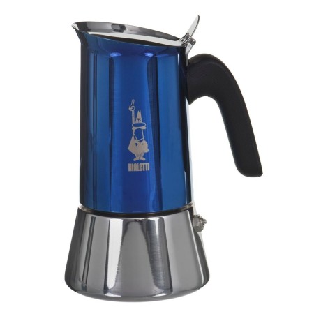 Cafetera Italiana Bialetti New Venus 6 Tazas Azul Acero Inoxidable 300 ml