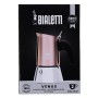 Cafetera Italiana Bialetti New Venus 2 Tazas Cobre Acero Inoxidable 100 ml