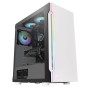 Boîtier ATX semi-tour THERMALTAKE H200 TG Snow RGB Blanc Noir