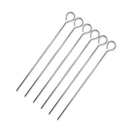 Ensemble de brochettes pour barbecue Wooow 6 Pièces (20 cm)