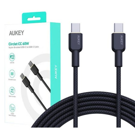 Cable USB-C Aukey CB-NCC1 Negro 1 m