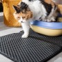 Alfombra para Arenero de Gatos InnovaGoods Clikatt Negro (Reacondicionado A+)