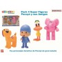 Set de Figuras Bandai Pocoyó 4 Piezas 19,4 x 8,5 x 3,14 cm