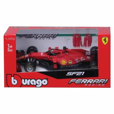 Coche de juguete Bburago Ferrari F1 Carlos Sainz 1:43