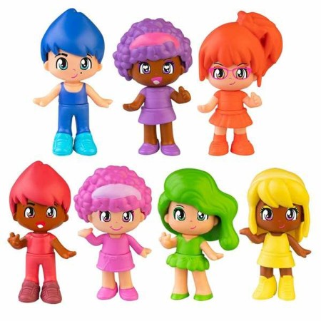 Mini Figuras Pinypon Multicolor 7 Piezas