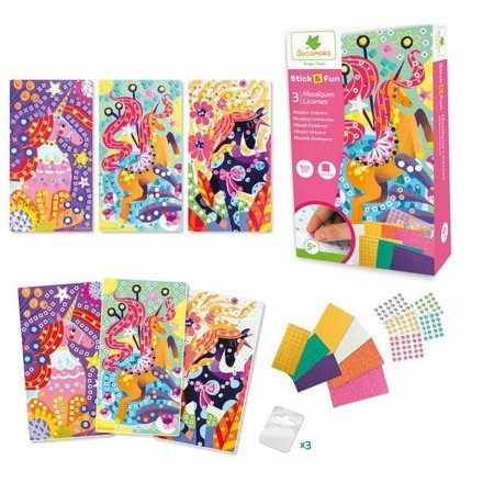 Ensemble pour activités manuelles Darpeje Mosaïque unicornios