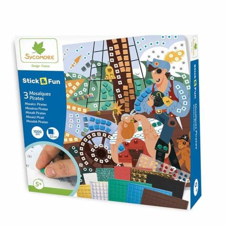 Ensemble pour activités manuelles Darpeje Mosaïque Pirate