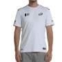 Camiseta de Manga Corta Hombre Bullpadel Logro Blanco