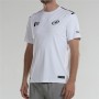 Camiseta de Manga Corta Hombre Bullpadel Logro Blanco