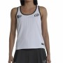 Camiseta de Tirantes Mujer Bullpadel Lugar Pádel Blanco