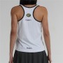 Camiseta de Tirantes Mujer Bullpadel Lugar Pádel Blanco