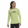 Chemise à manches longues homme Adidas Terrex Primeblue Trail Vert citron