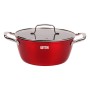 Casserole avec Couvercle Quttin Majestic Rouge (21 x 31 cm) (20 x 9,5 cm)