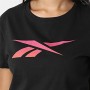 Camiseta de Manga Corta Mujer Reebok Vector Graphic Negro