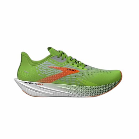 Chaussures de Running pour Adultes Brooks Hyperion Max Homme Vert citron