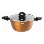 Casserole avec Couvercle Quttin Foodie Cuivre (28 cm)