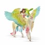 Figura de Acción Schleich Fairy Surah with glitter Pegasus Plástico