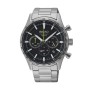 Montre Homme Seiko SSB413P1 Noir Argenté
