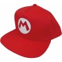 Casquette Unisex Super Mario Badge 58 cm Rouge Taille unique