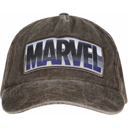 Casquette Unisex Marvel Vintage Wash Logo 58 cm Gris Taille unique