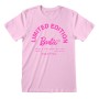 Camiseta de Manga Corta Barbie Limited Edition Rosa claro Unisex