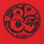 Sudadera con Capucha Unisex Dungeons & Dragons Logo Rojo