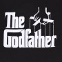 T shirt à manches courtes The Godfather Logo Noir Unisexe