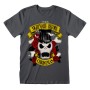 Camiseta de Manga Corta The Nightmare Before Christmas Top Hat Jack Grafito Unisex