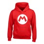 Sudadera con Capucha Unisex Super Mario Badge Rojo