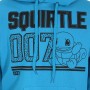 Sudadera con Capucha Unisex Pokémon Squirtle Line Art Azul