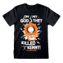 Camiseta de Manga Corta South Park They Killed Kenny Negro Unisex