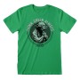 Camiseta de Manga Corta Star Wars Yoda Think Green Verde Unisex