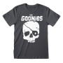 Camiseta de Manga Corta The Goonies Skull & Logo Grafito Unisex