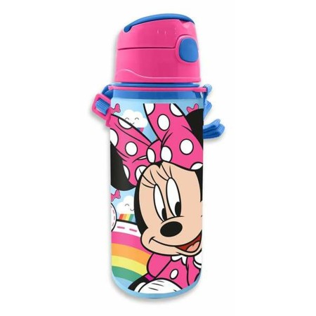 Botella de Agua Minnie Mouse Aluminio 600 ml Rosa