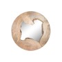 Espejo de pared Home ESPRIT Natural Madera de mango Espejo Bali 90 x 8 x 90 cm