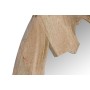Espejo de pared Home ESPRIT Natural Madera de mango Espejo Bali 90 x 8 x 90 cm