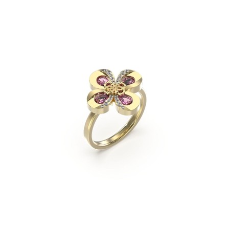 Bague Femme Guess JUBR03061JWYGPK56 16
