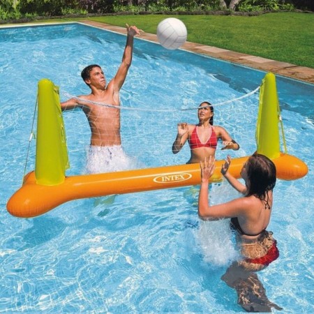 Filet de Volley-ball gonflable Intex (239 x 64 x 91 cm)