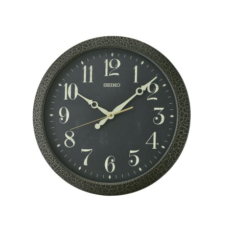 Horloge Murale Seiko QXA815K Noir Plastique